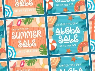 Aloha Dance a Quirky and Playful Font