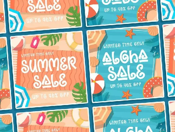 Aloha Dance a Quirky and Playful Font