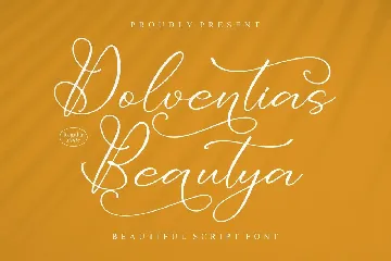 Dolventias Beautya Script Font