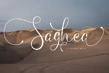 Saghea font