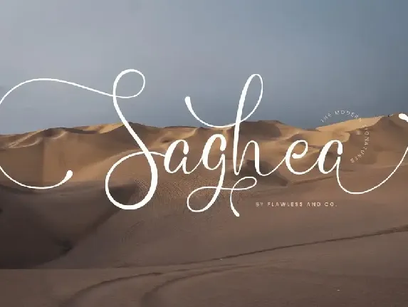 Saghea font