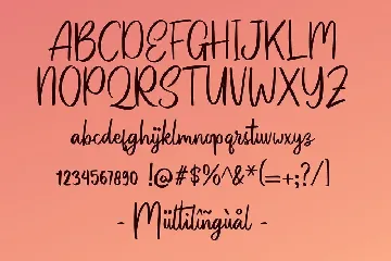 Patinson Script font