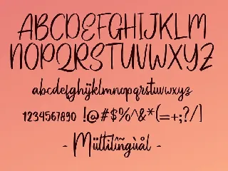 Patinson Script font