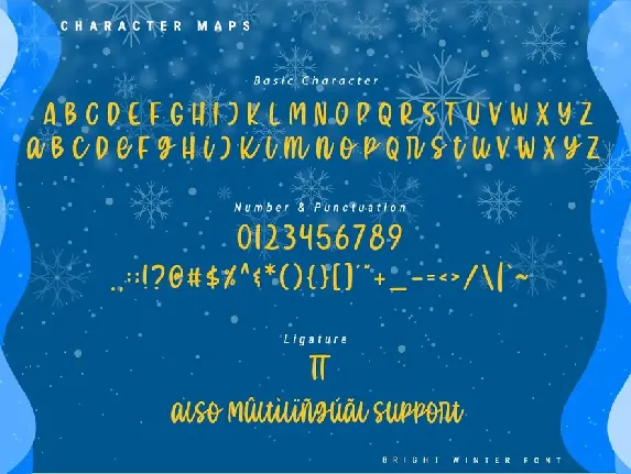 Bright Winter font