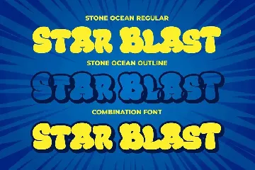 Black Blast a Bold Comic Font