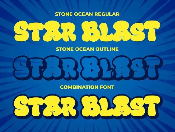 Black Blast a Bold Comic Font