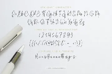 Bartones font