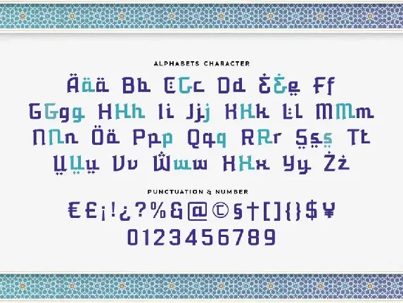 Arabic Font - Hidash