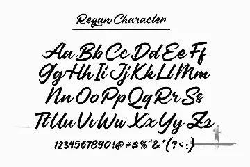 Regan Script font