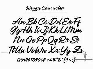 Regan Script font