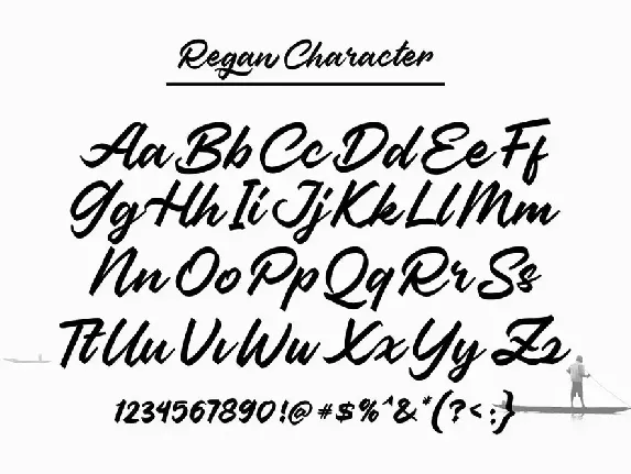 Regan Script font