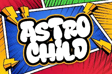 Star Blast a Playful Cartoon Font