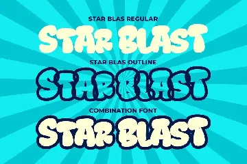 Star Blast a Playful Cartoon Font