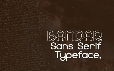 Bandar Sans Serif Modern Font