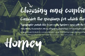 Homey Cursive Brush Font