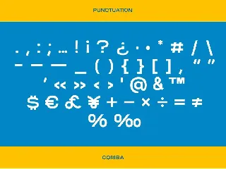 Comba Display Font