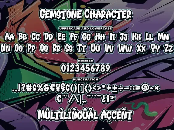 Gemstone Graffiti Font