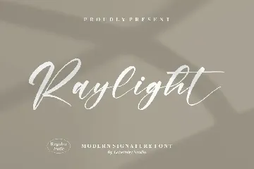 Raylight Signature Font