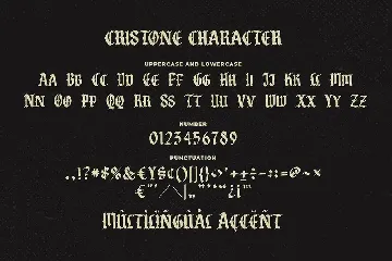 Cristone Blackletter Font