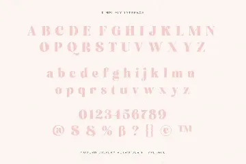 Simplify | Cheek Display font