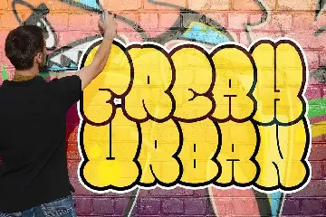 Bomber Throw Urban Graffiti Font