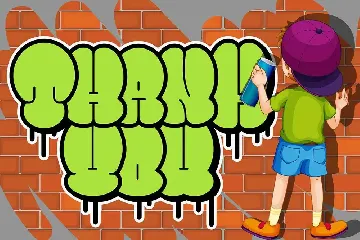 Bomber Throw Urban Graffiti Font