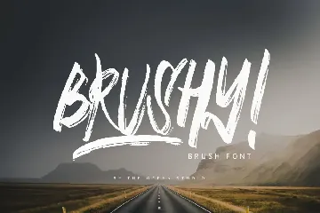 Brushy | Brush Font