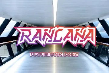 Rancana Futuristic Font