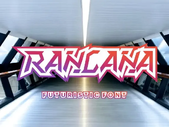 Rancana Futuristic Font