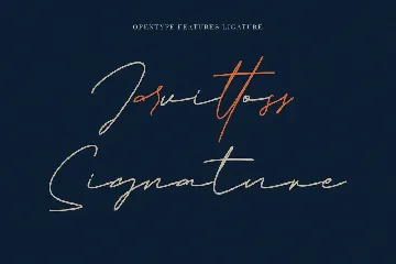 Jarvitts Signature font