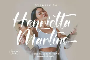 Henrietta Martins Modern Script Font