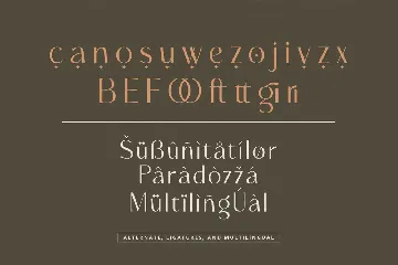 Modern Font