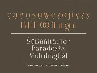 Modern Font