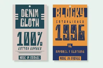 Blocky | Display Font