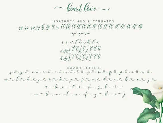 Heart Love font