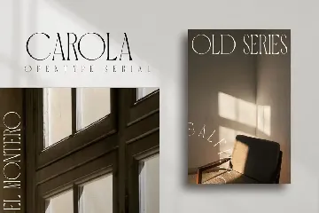 Carola | Modern Serif font