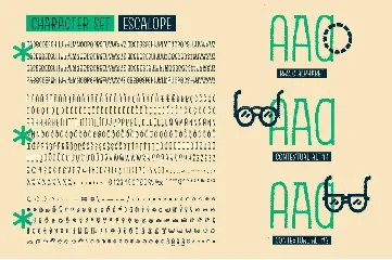 Escalope font