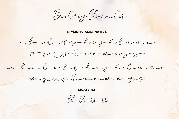 Beatney a Classy Signature Font