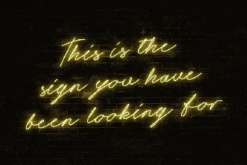 Retro Neon Font - Script Style