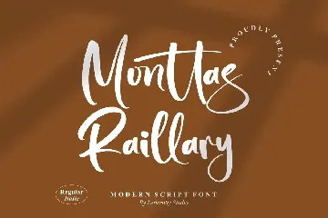 Monttas Raillary Script Font