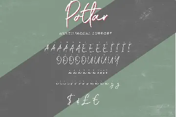 Potlar Signature Script Font