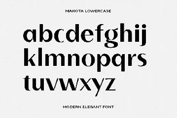 Makota Modern Font