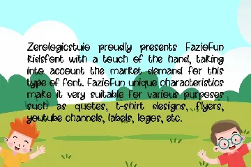 FazioFun Playful Display Font