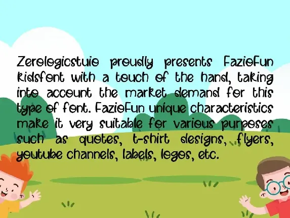 FazioFun Playful Display Font