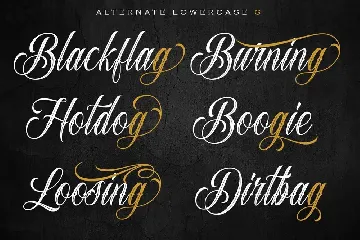 Bandito Script | Tattoo font