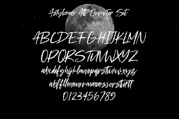 Astylooms Handwritten Brush Font