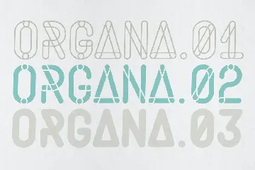 Organa Caps font