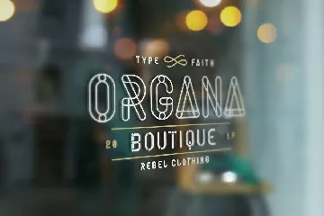 Organa Caps font