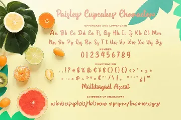 Paisley Cupkace a Delicious Font