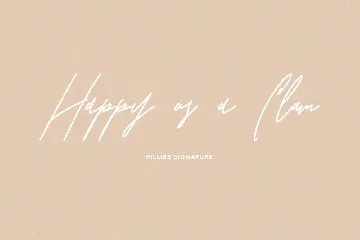 Rillies Modern Signature Font